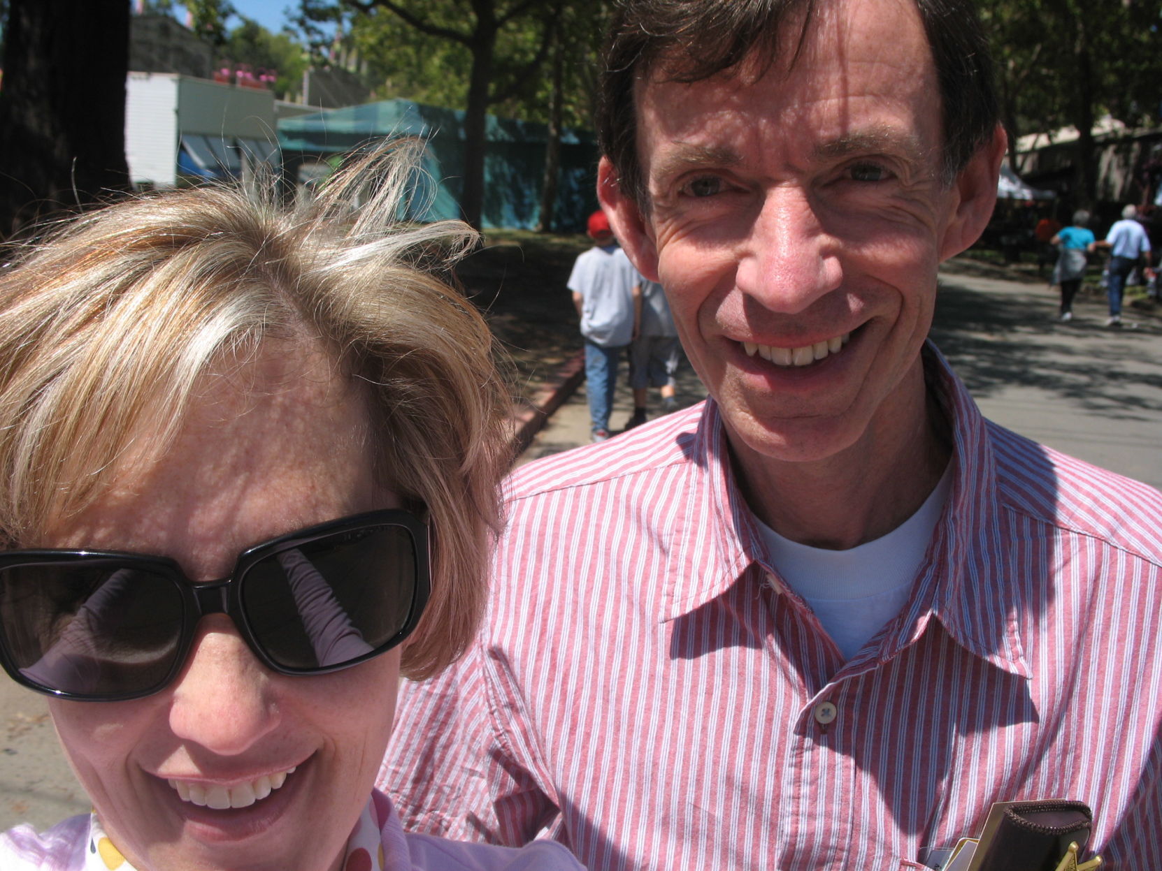 Kevin Courtney and Jennifer Huffman at the Napa Expo.